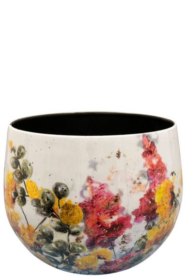 Lammie floral wit pot plant 6