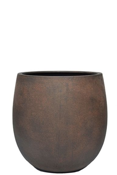 Mooie grote bruine pot