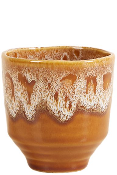 Otis bloempot oker geel 9cm