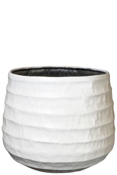 Petra wit bloempot 33cm