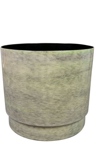 Rens bloempot metaal mint 6