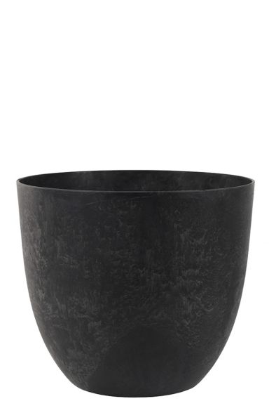 Stoere artstone bola plantenbak zwart