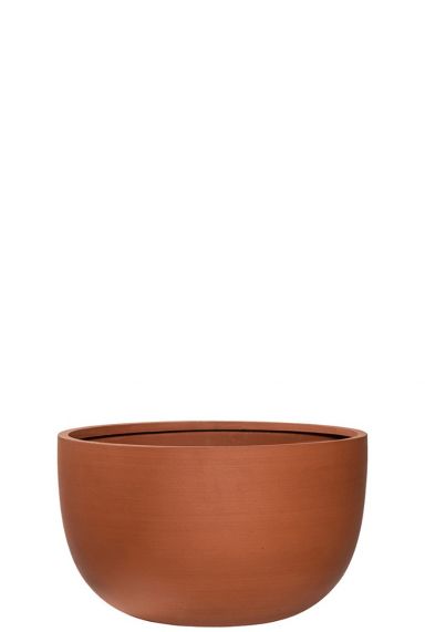 Terracotta pot refined schaal