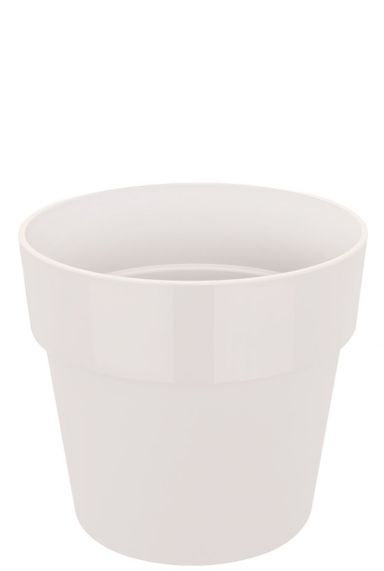 Witte elho plastic pot