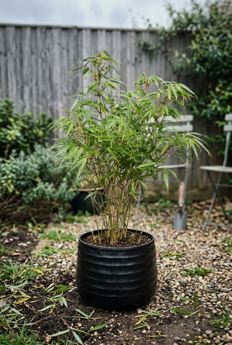 Fargesia Rufa - Bamboe Plant - Niet Woekerend - Winterhard - 50-70 Cm Hoog - Pot 23 Cm