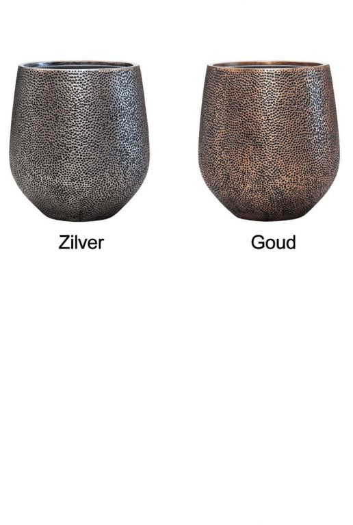 Baq plantenbak zilver goud