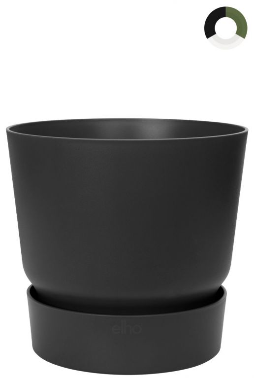 Elho-greenville-zwart-47cm
