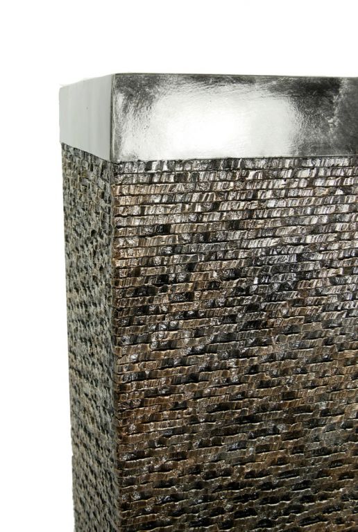 Luxe bronskleurige plantenbak