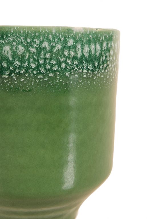 Otis bloempot keramiek groen 13cm