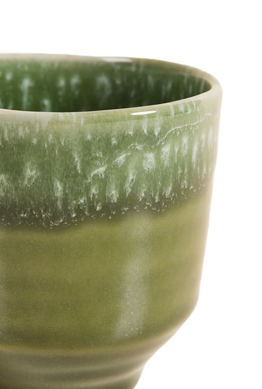 Otis bloempot keramiek groen 9cm