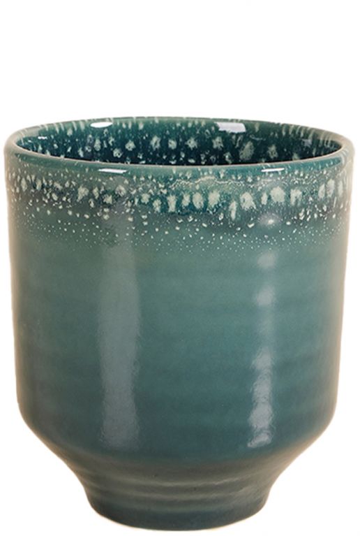 Otis bloempot petrol 13cm