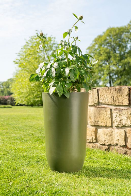 Palermo hoge bloempot groen 2