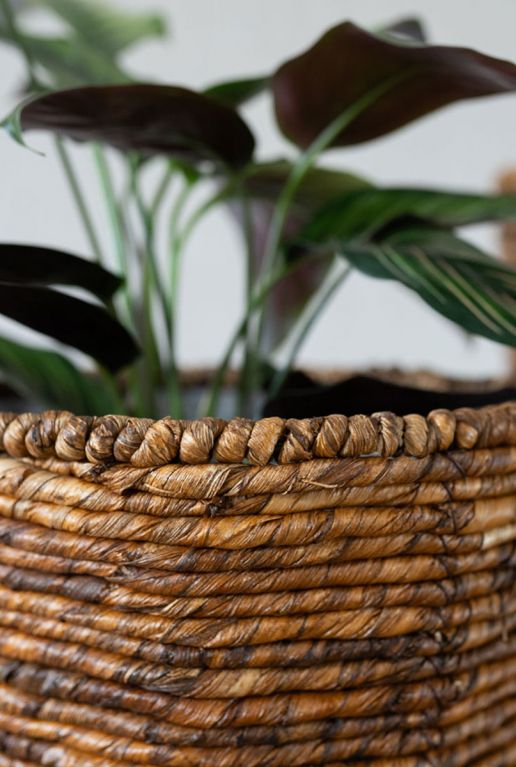 Plantenmand bruin 3