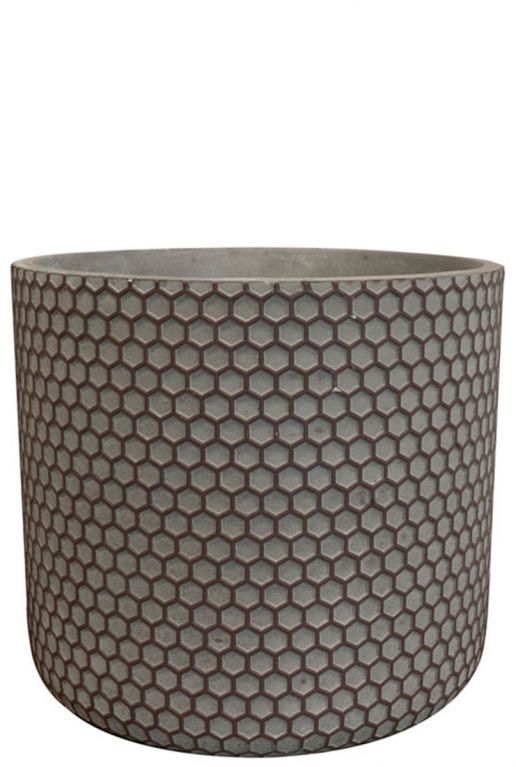 Pot bernt shiny black zwart