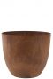 Bruine roest kleurige artstone pot