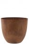 Bruine roest kleurige artstone pot