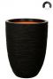 Capi-nature-rib-vaas-elegant-low-zwart-46cm
