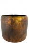 Metalen goude plantenbak
