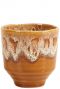 Otis bloempot oker geel 9cm