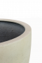 Witte beton look pot