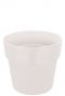 Witte elho plastic pot