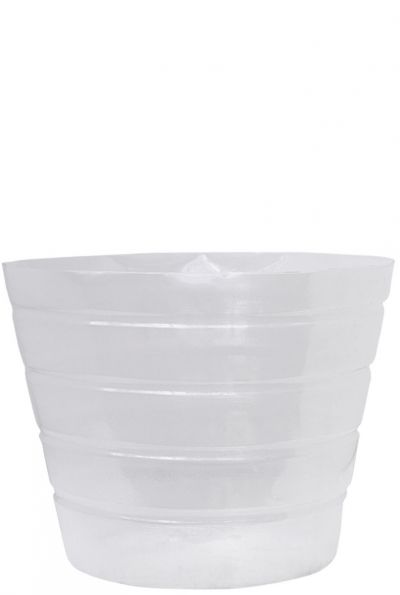 Luxe Lite Glossy Breaker Partner Blanc - Pot décoratif XXL pour maison