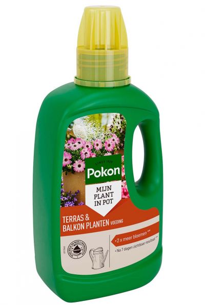 Terras en balkonplanten voeding pokon 1