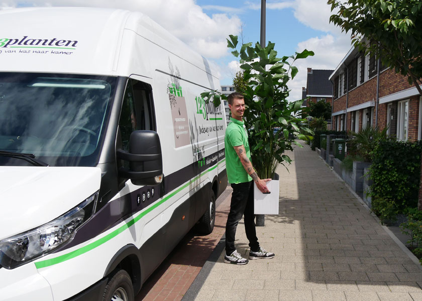 Eigen transport 123planten Eigen transport 123planten
